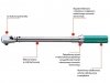 Klucz dynamometryczny 20-100 Nm 1/2 SATA 96311
